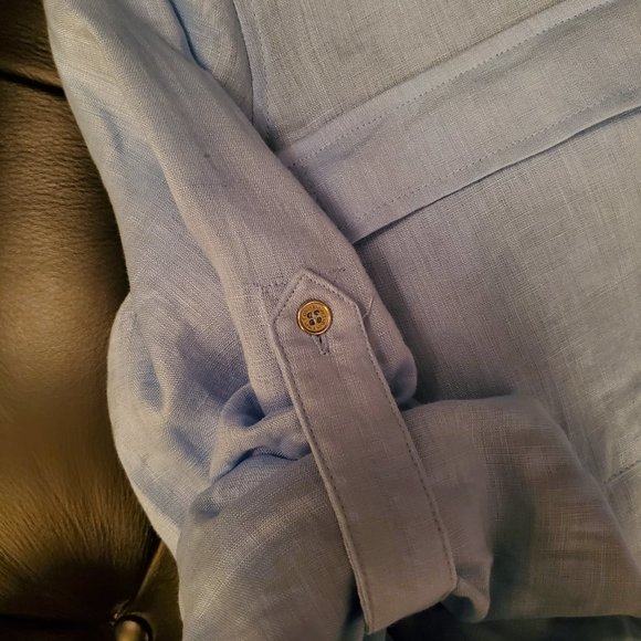 CALVIN KLEIN Linen Blouse - Picture 4 of 7